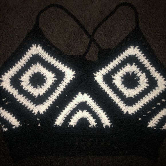 🖤 Crochet Crop top. - Picture 4 of 8
